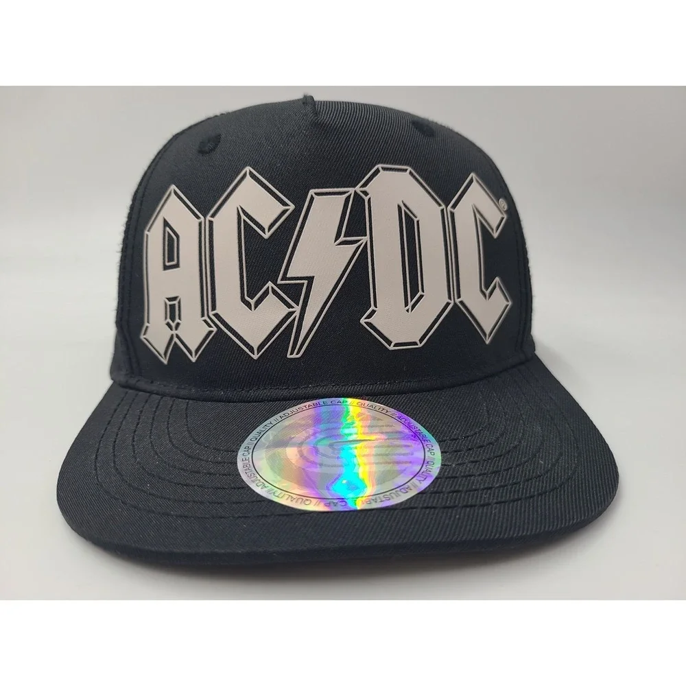 Kids 2-4 Years AC/DC H&M Snapback‎ Hat Cap Polyester Rock Band Music Boys Black
